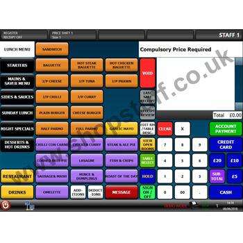 SPS-2300 Touch Screen Cash Register
