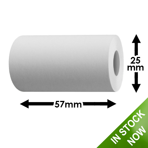 57mm x 25mm Coreless Thermal Rolls
