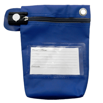 Cash Bag Small Blue