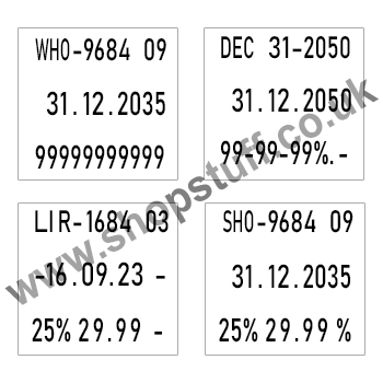 Meto Expert XL 3329 Labels