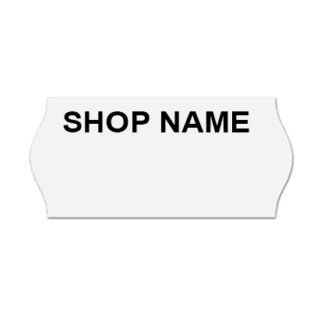 Shopstuff Silver Printed Price Gun Labels