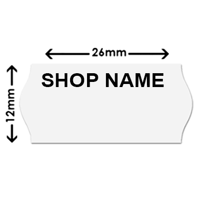 Shopstuff Silver Printed Price Gun Labels - Image 2
