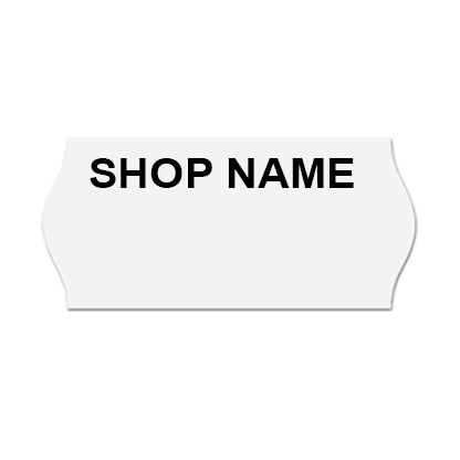 Shopstuff Silver Printed Price Gun Labels