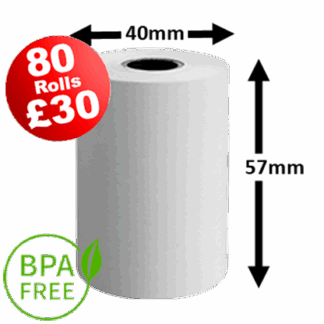 57x40 Thermal Paper Rolls