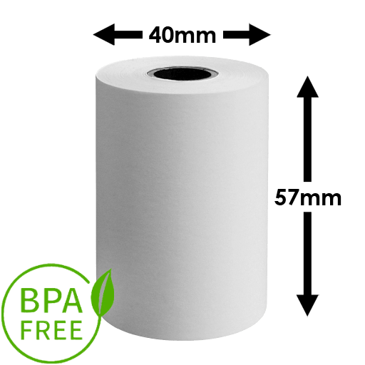 57 x 40mm Thermal Credit Card Rolls