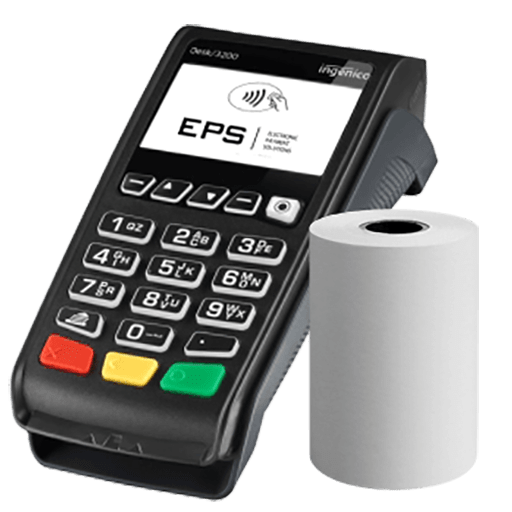 Ingenico Desk/3000 Credit Card Rolls