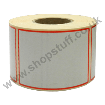 Avery Berkel Thermal Scale Labels Red Border 58mm x 76mm
