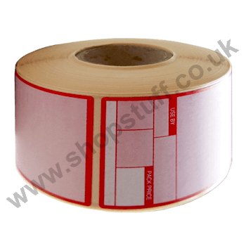 Avery Berkel Format 1 (Pink) 49mm x 75mm Thermal Scale Labels