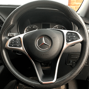 Steering Wheel Upgrade Chrome Trim