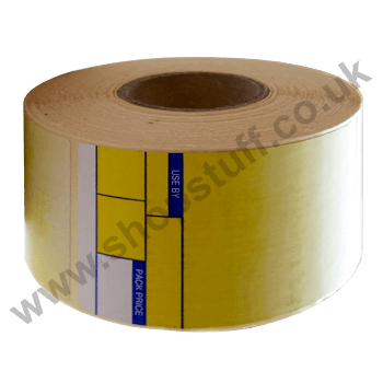 Avery Berkel Format 1 (Yellow) 49mm x 75mm Thermal Scale Labels