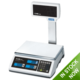 CAS ER-PLUS 15kgs Flat Plate Weighing Scale + Pole