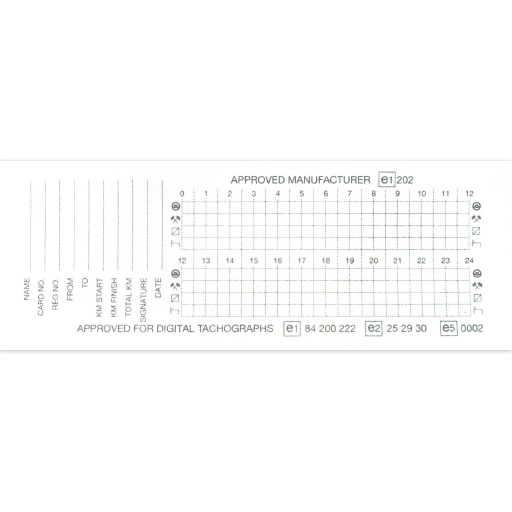Tachograph Rolls
