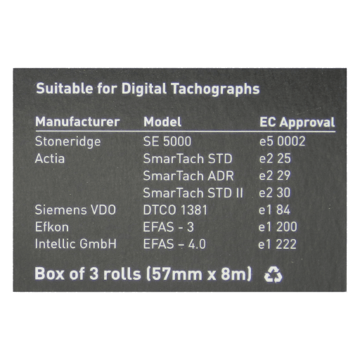 Tachograph Rolls