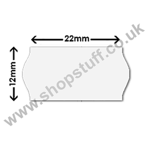 Meto Style 22x12 Price Gun Labels - Image 2