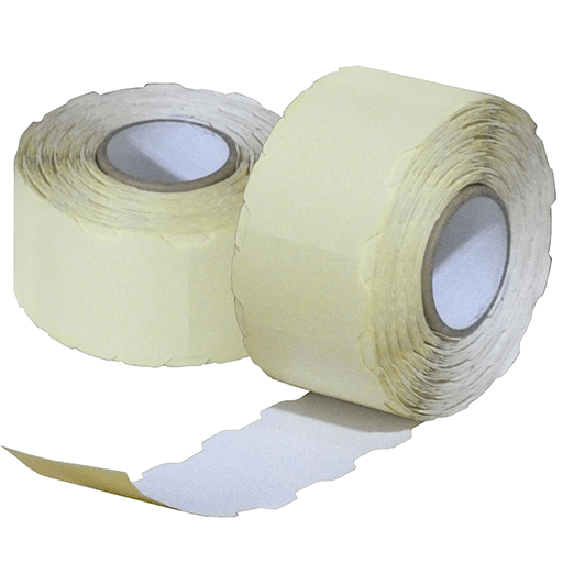 32x19mm Price Gun Labels White Peel - Image 3