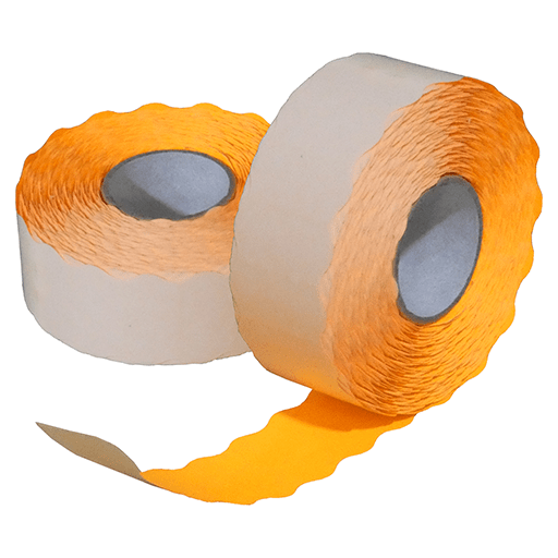 Shopstuff Silver Price Labels Flo Orange Perm (45k) - Image 3