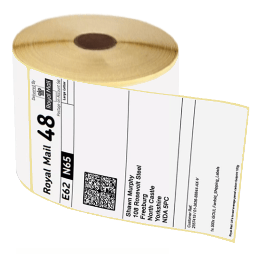4x6" Direct Thermal Shipping Labels (12 Rolls)