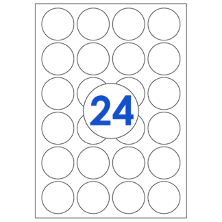 LL45C A4 Sheet Fed Laser Labels White Perm (100)